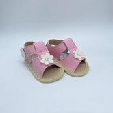 Sandalias Sin Suela Flor Rosa Melosos